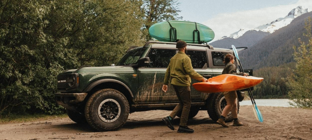 Ford Bronco SUV with rugged design, off-road capability, and adventure features